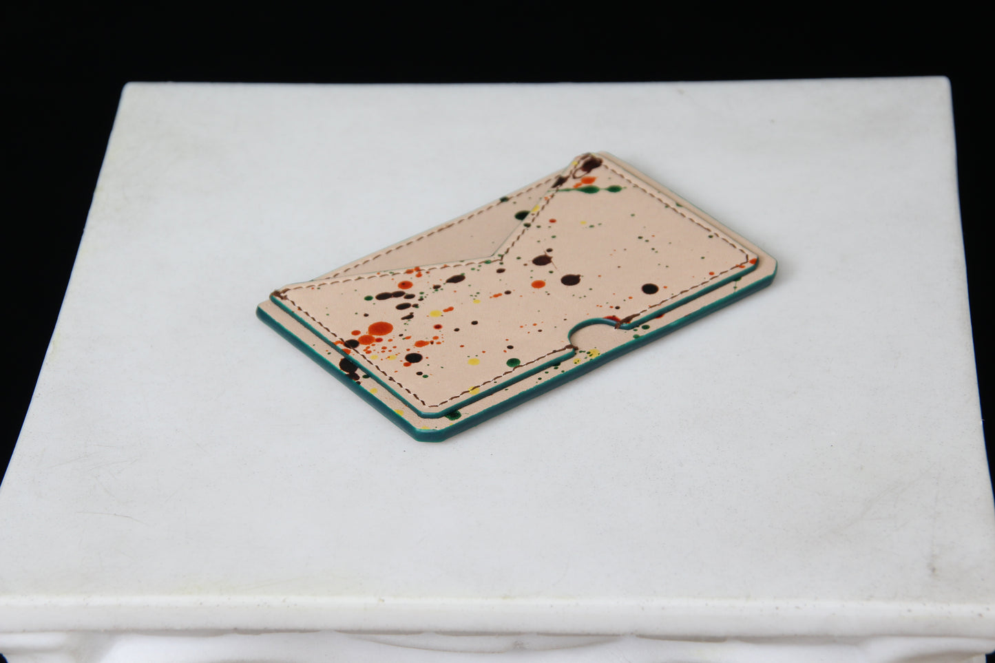 Naked-Painted Card Holder Wallet
